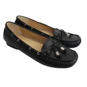 MICHAEL Michael Kors  Amber Leather Moccasin Flats